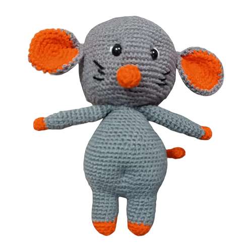 عروسک بافتنی طرح موش مدل m1