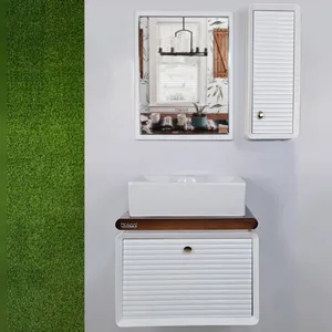 ست کابینت و روشویی برلیان مدل 0112 به همراه آینه و باکس