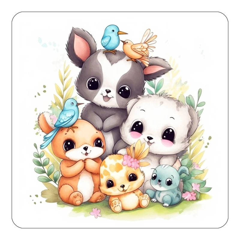 مگنت کاکتی طرح حیوانات کارتونی مدل mp28592