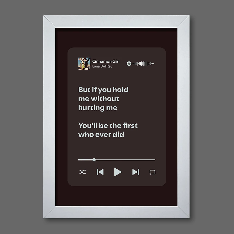 تابلو مدل موزیکال طرح Cinnamon Girl by Lana Del Rey