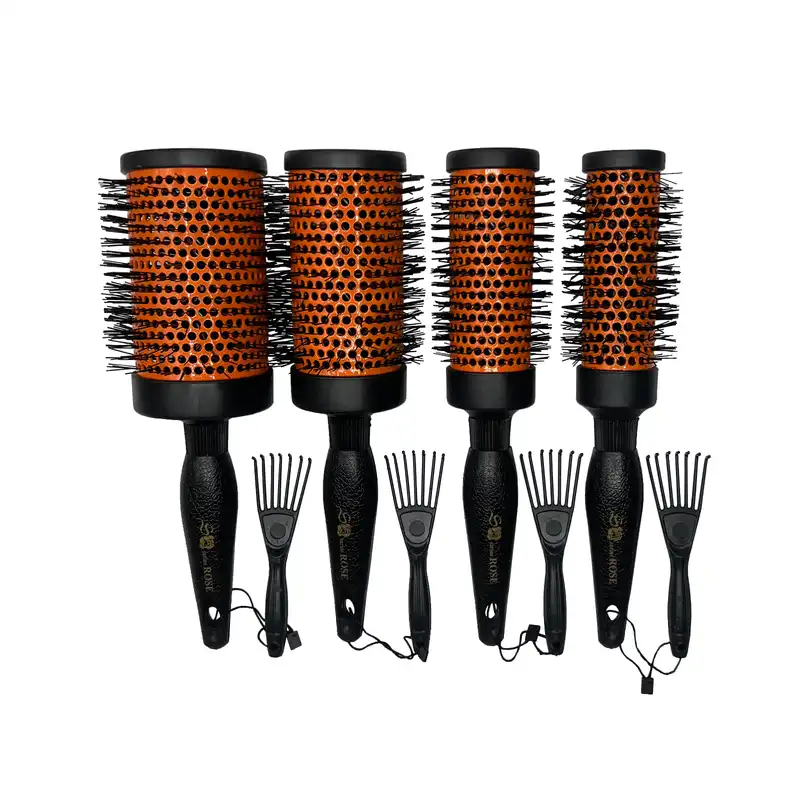 برس مو مدل گرد بسته چهار عددی