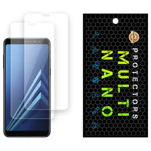 Multi Nano X-S2N Model Transparent Screen Protector Suitable For Samsung Galaxy A8 2018 Mobile Phone Pack Of 2