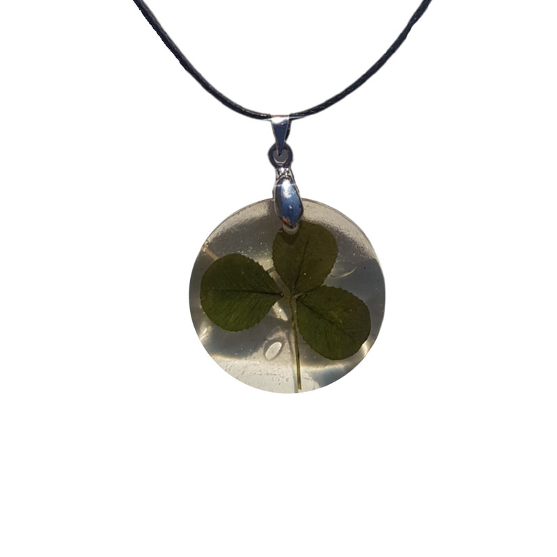 گردنبند دخترانه مدل رزینی طرح گل بارانی