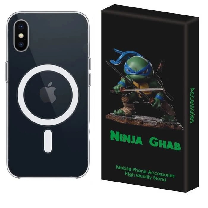 کاور نینجا قاب مدل مگسیف مناسب برای گوشی موبایل اپل iPhone X/iPhone XS 