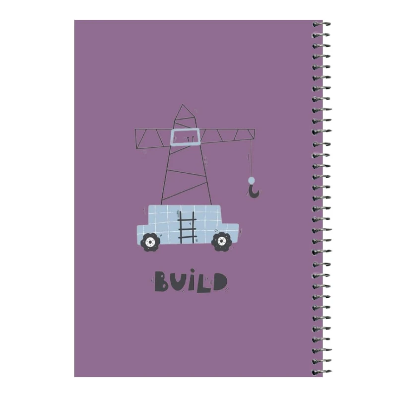 دفتر مشق 80 برگ اس جی مدل ماشین کار     