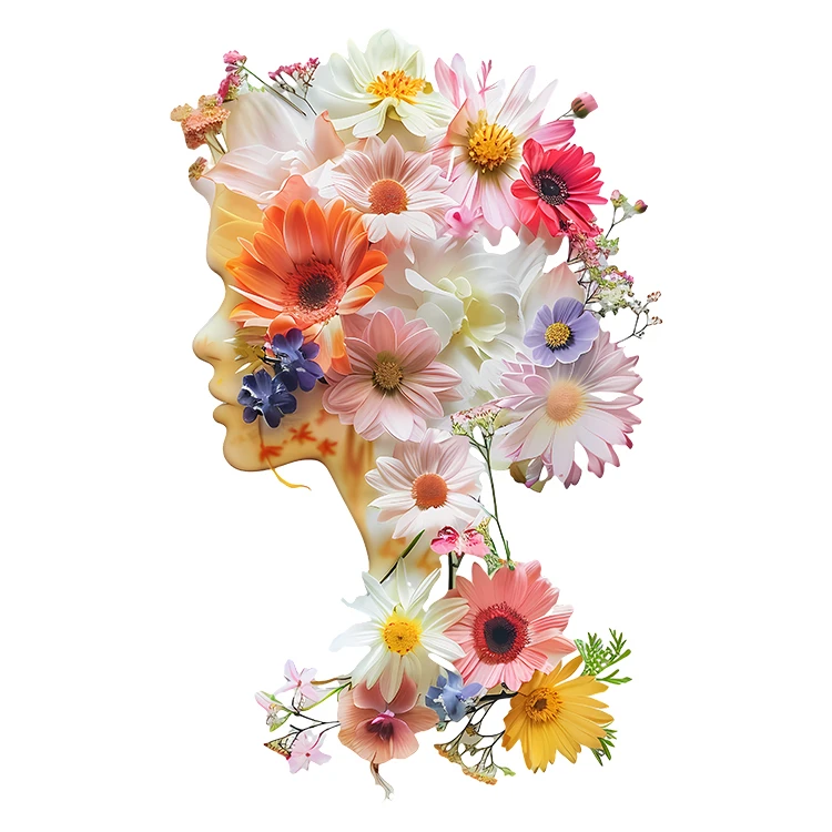 استیکر پارچه و لباس پاد آفرین مدل زن دختر مادر همسر کد S2983