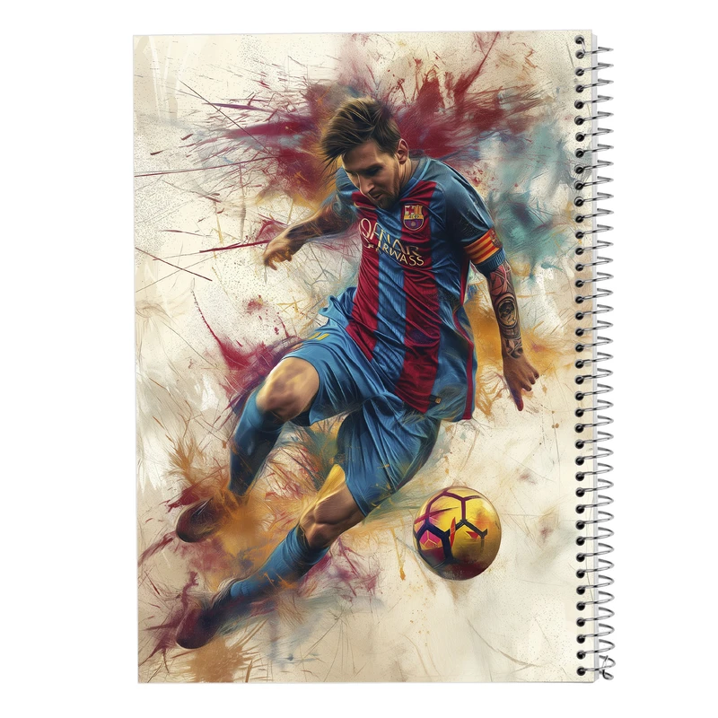 دفتر مشق 100 برگ مدوپد مدل مسی messi کد DF14040