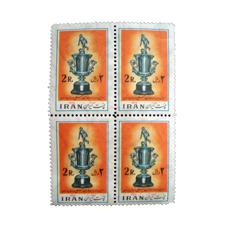 تمبر یادگاری مدل فوتبال جوانان کد IR-1191 مجموعه 4 عددی