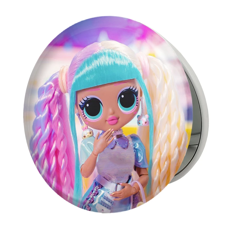 آینه جیبی خندالو طرح عروسک LOL مدل تاشو کد 30625