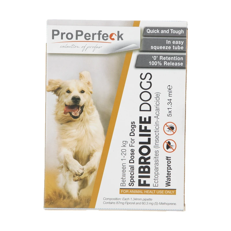 قطره ضد کک و کنه سگ پروپرفک مدل فیبرولایف حجم 6.7 میلی لیتر