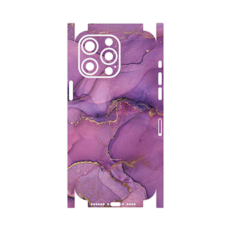 برچسب پوششی ماهوت مدل Purple Marble-FullSkin مناسب برای گوشی موبایل اپل iPhone 15 Pro Max