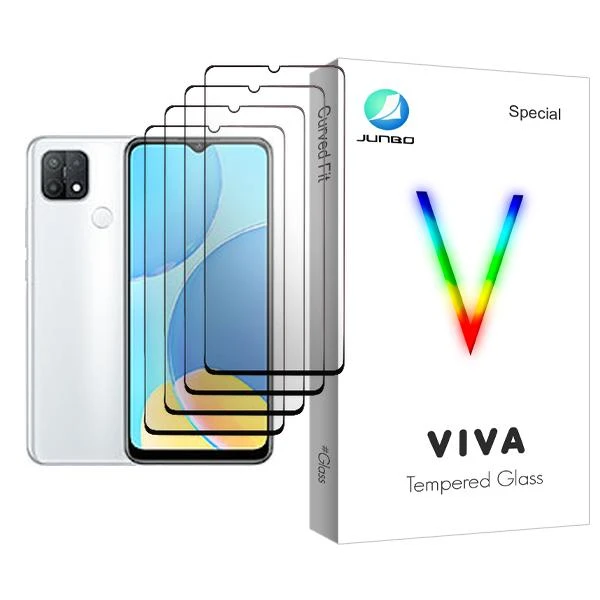 محافظ صفحه نمایش جانبو مدل Viva Glass MIX004 مناسب برای گوشی موبایل اوپو A15s بسته چهار عددی