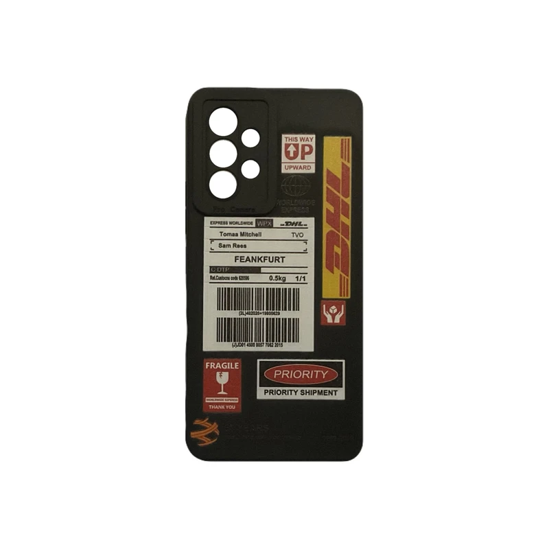 کاور مدل سیلیکونی طرح بارکد کد 27 مناسب برای گوشی موبایل سامسونگ Galaxy A52