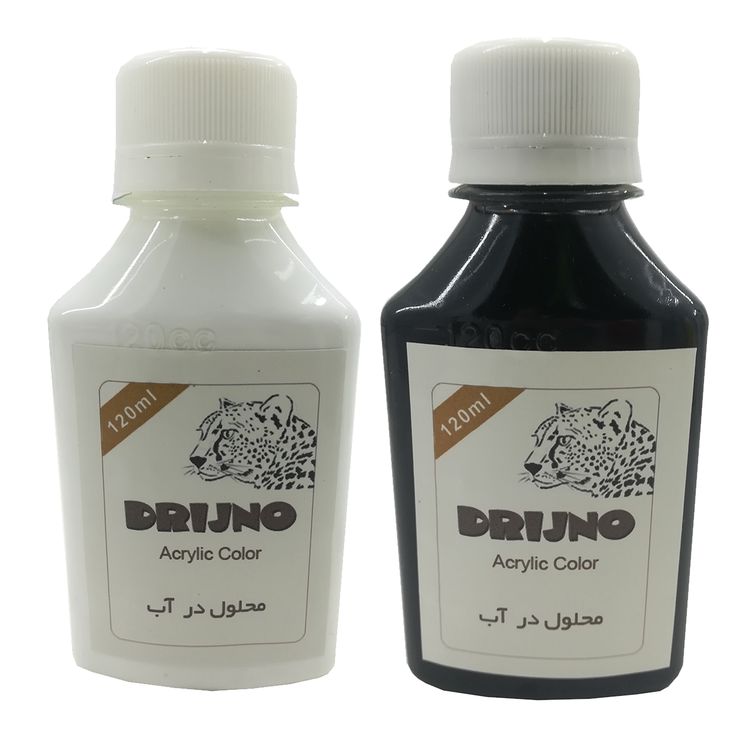 رنگ اکریلیک دریژنو کد 007 حجم 120 میلی لیتر بسته 2 عددی