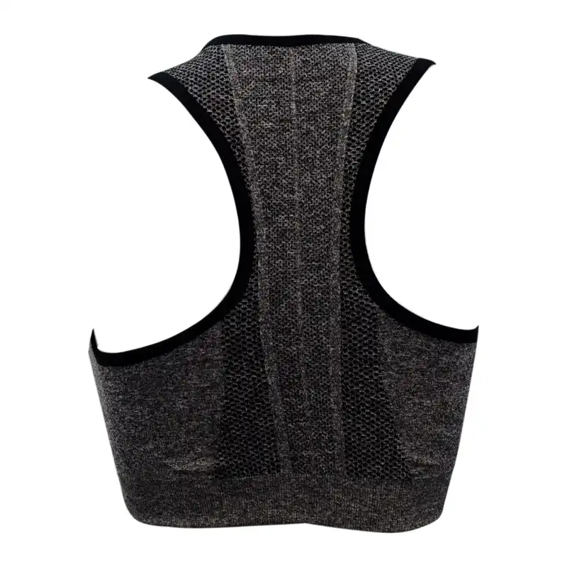 نیم تنه ورزشی زنانه مدل بدون فنر رنگ طوسی