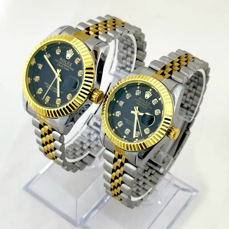 ساعت مچی عقربه ای زنانه و مردانه مدل تاریخ دار دیت جاست