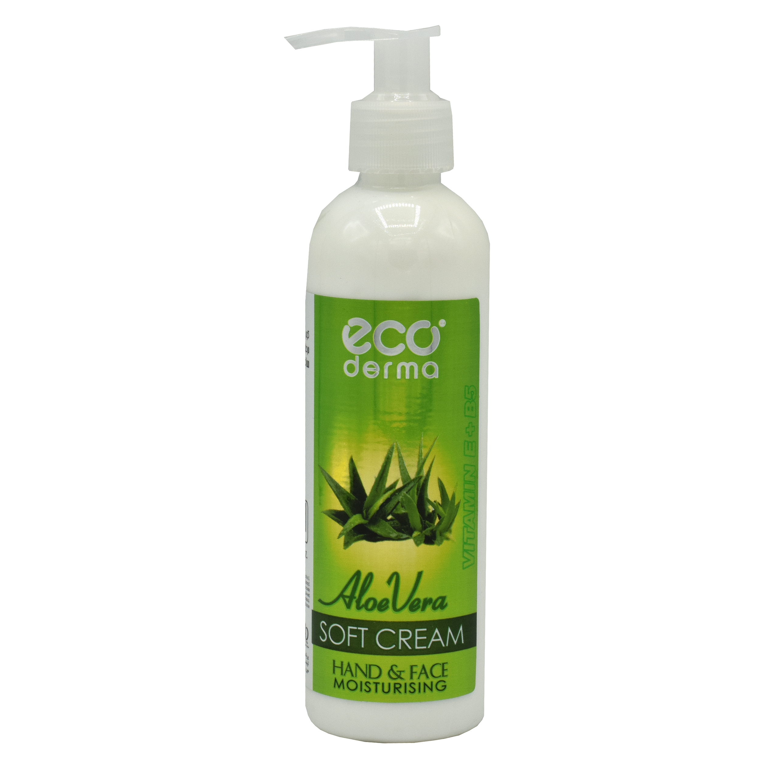 کرم آبرسان و مرطوب کننده اکودرما مدل Aloe Vera حجم 230 میلی لیتر
