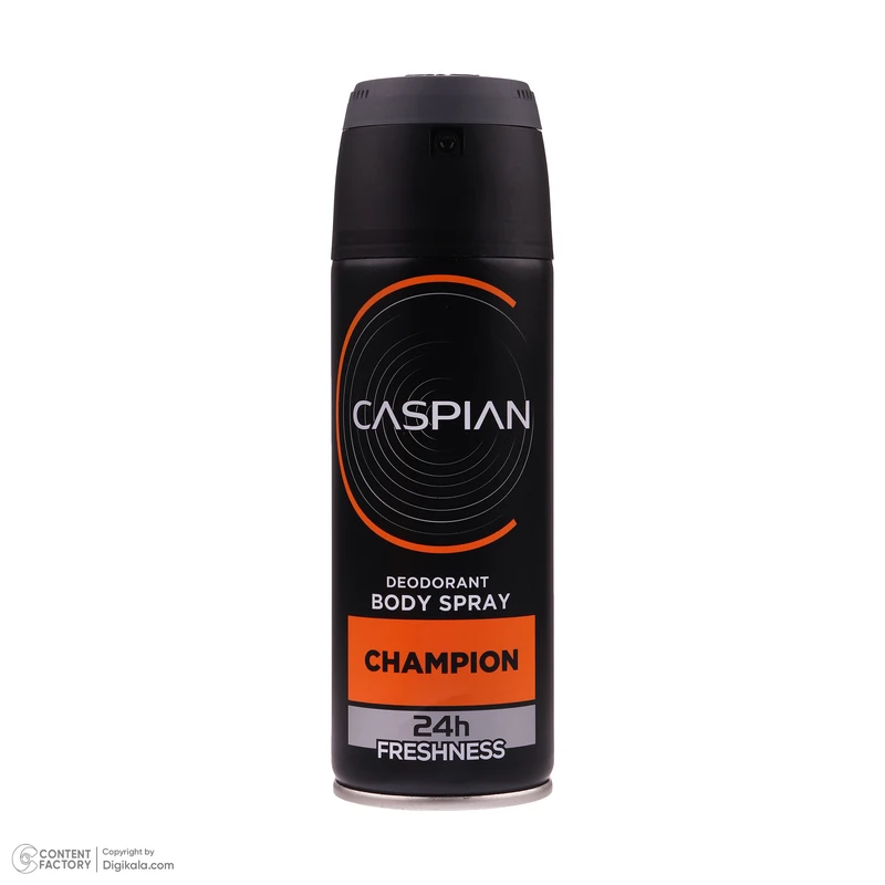 عکس شماره 2 : اسپری دئودورانت بدن مردانه کاسپین مدل champion حجم 150 میلی لیتر