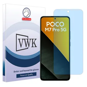 VWK Eye Care model anti-blue ray screen protector suitable for Xiaomi Poco M7 Pro 5G mobile phone