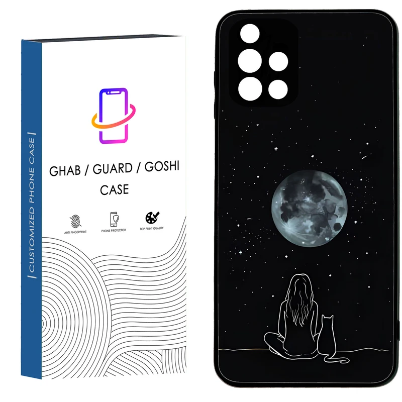 کاور قاب گارد گوشی طرح دخترانه کد 58 - tpu مناسب برای گوشی سامسونگ Galaxy A51
