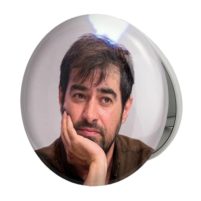 آینه جیبی خندالو طرح شهاب حسینی مدل تاشو کد 10391 