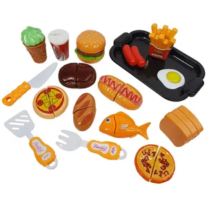 ست اسباب بازی آشپزخانه مدل فست فود کیسه ای کد 218