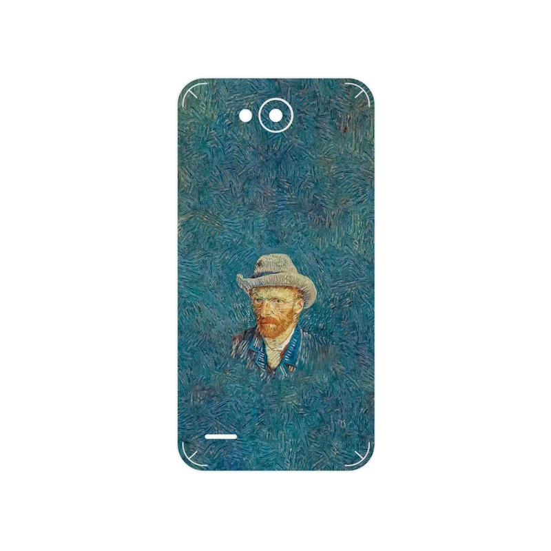 برچسب پوششی ماهوت مدل Self portrait with a gray felt hat مناسب برای گوشی موبایل ال جی X Power 2