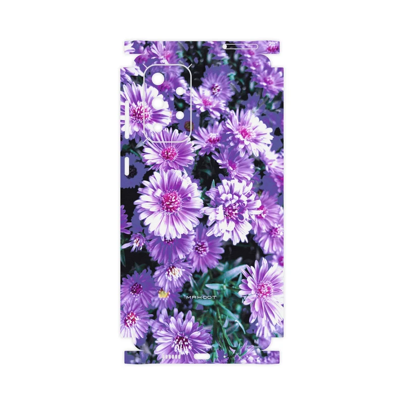 برچسب پوششی ماهوت مدل Purple-Flower-FullSkin مناسب برای گوشی موبایل سامسونگ Galaxy A73 5G