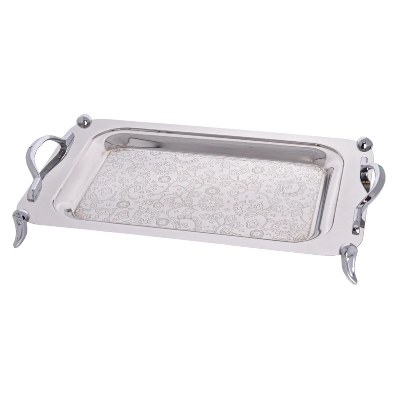 سینی دسته دار یونیک کد 01 - 4061 سایز 30*50 سانتی متر 