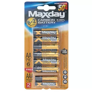 باتری قلمی مکس دی مدل 62 بسته 8 عددی