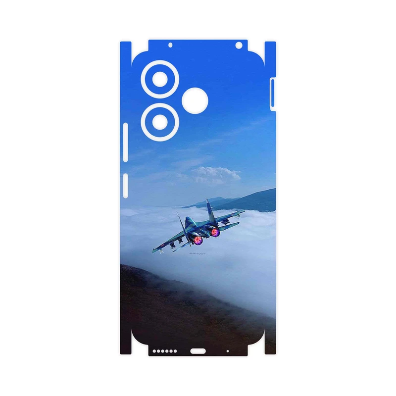 برچسب پوششی ماهوت مدل Fighter plane Su27-FullSkin مناسب برای گوشی موبایل شیائومی Redmi 13