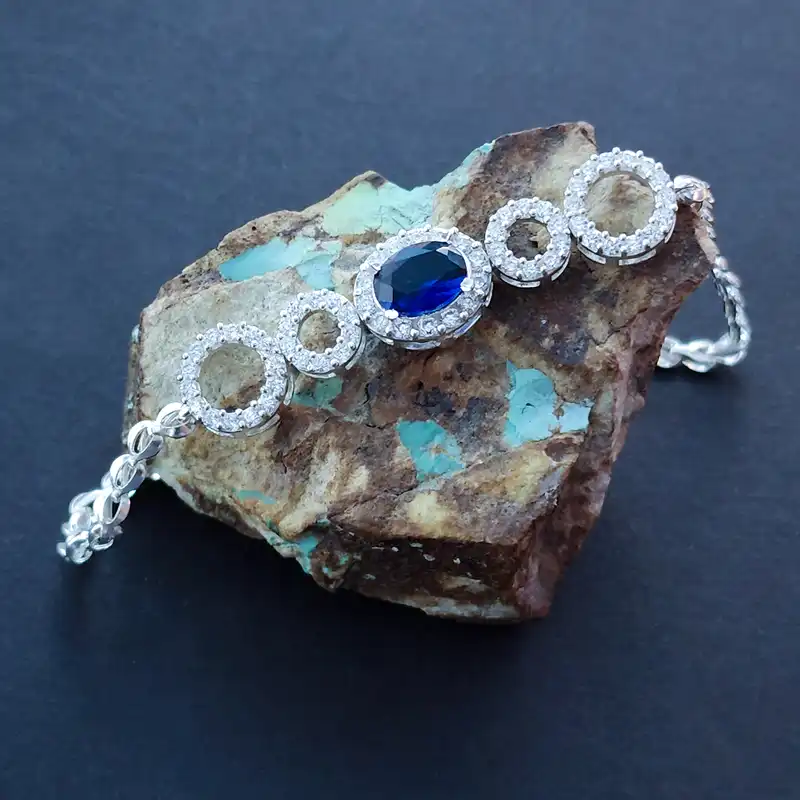 دستبند نقره زنانه مدل 30578