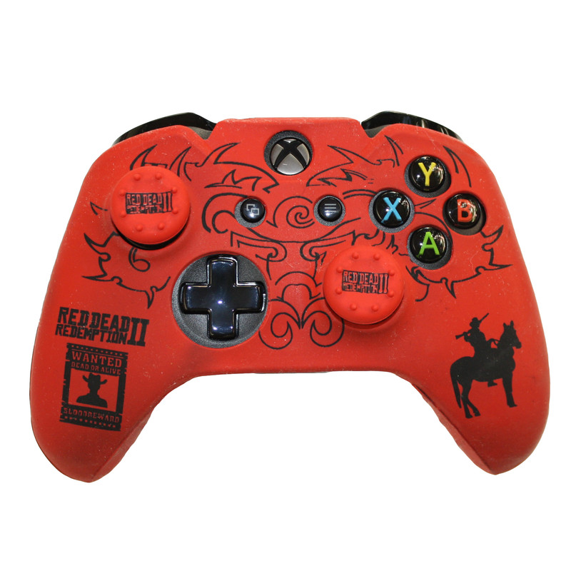 محافظ دسته بازی ایکس باکس وان مدل red dead 2021 به همراه روکش آنالوگ