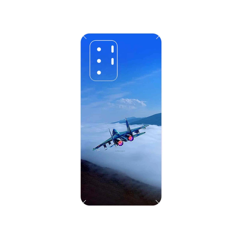 برچسب پوششی ماهوت مدل Fighter plane Su27 مناسب برای گوشی موبایل شیائومی Redmi Note 10 Pro (China)