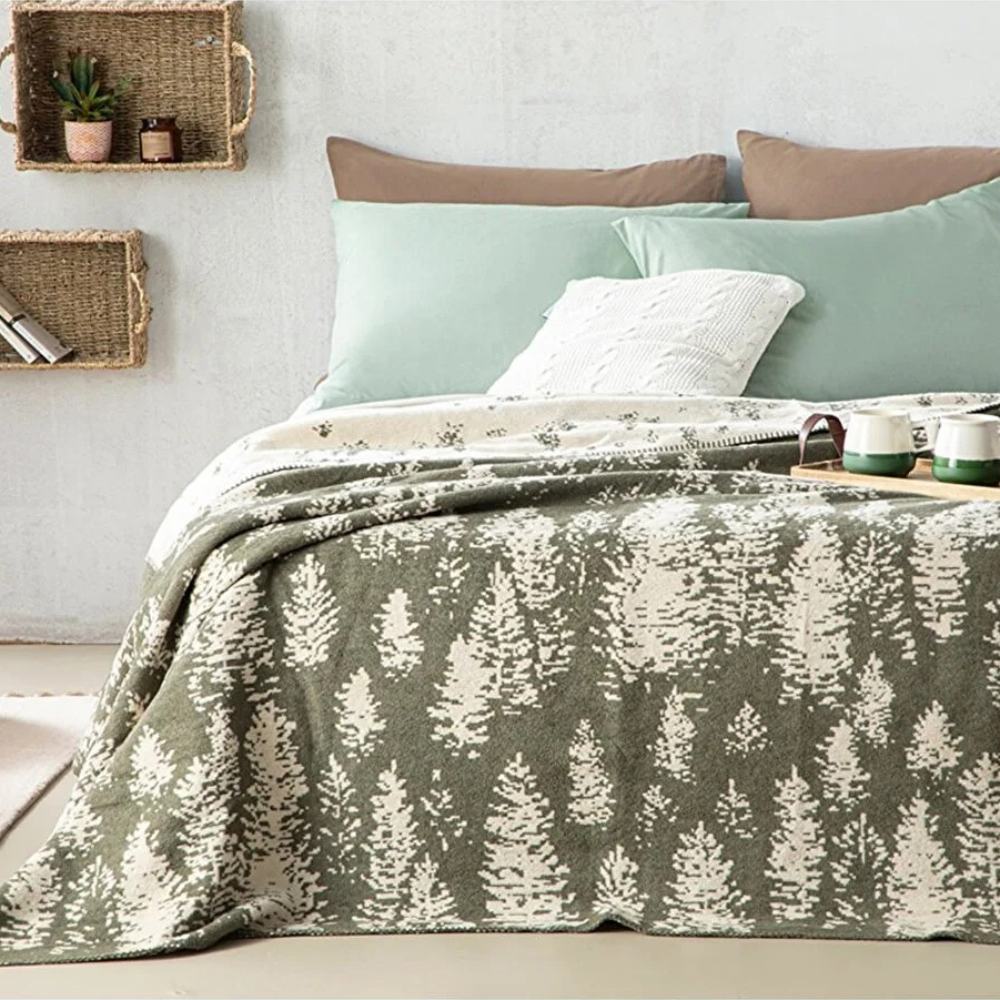پتو انگلیش هوم مدل Pine Forest سایز 220x200 سانتی متر