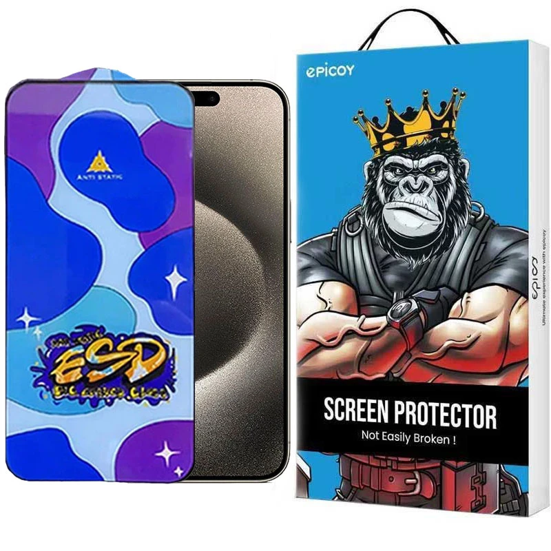محافظ صفحه نمایش اپیکوی مدل Star ESD مناسب برای گوشی موبایل اپل iPhone 15 Pro Max
