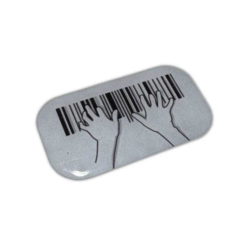 برچسب مدل ژله ای طرح پیانو بارکد