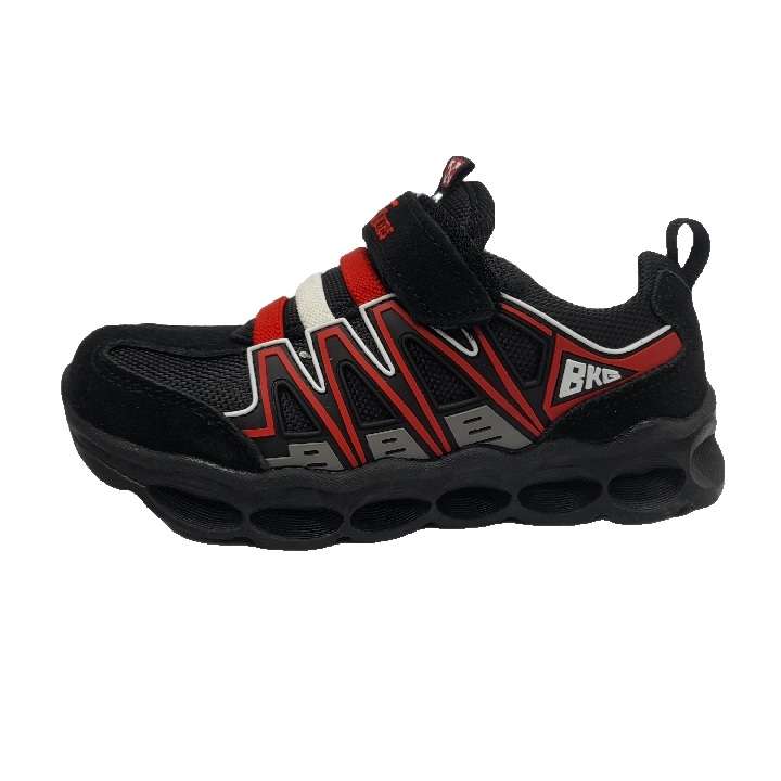 کفش مخصوص دویدن پسرانه بی کی جی کیدز مدل چراغدار