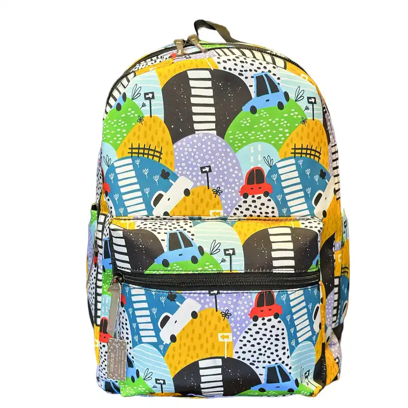 کوله پشتی ساراسا هوم طرح ماشین رنگی مدل Satcar01