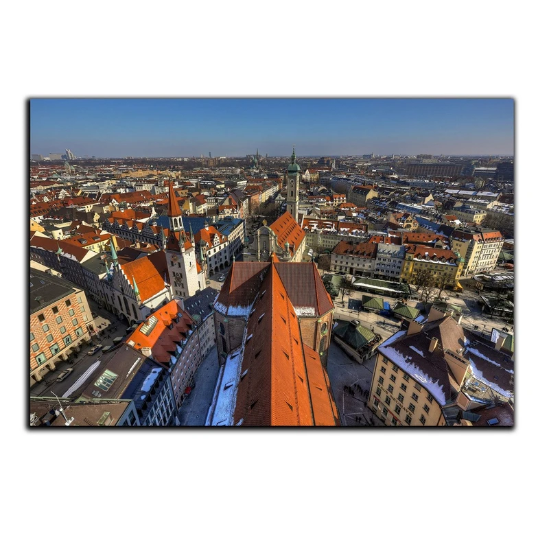 تابلو شاسی بکلیت طرح منظره شهر مونیخ مدل SH-331