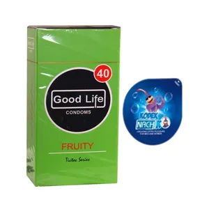 کاندوم گودلایف مدل Fruity 40 بسته ۱۲ عددی به همراه کاندوم ناچ کدکس مدل بلیسر