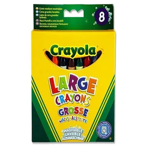 پاستل روغنی 8 رنگ کرایولا مدل Large Gross