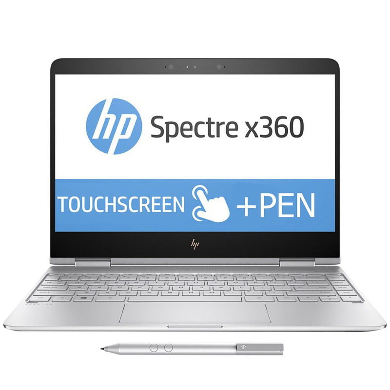 لپ تاپ 13 اینچی اچ پی مدل Spectre X360 13T-AC000S - C با قلم و کاور چرمی اورجینال