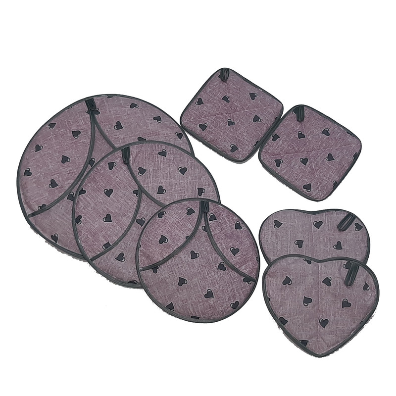 سرویس آشپزخانه 16 پارچه مدل دل ماه