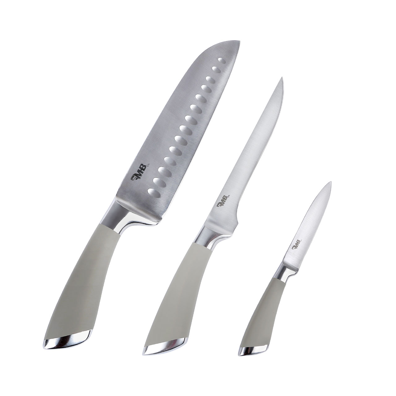 ست چاقوی آشپزخانه 3 پارچه ام بی مدل S8204