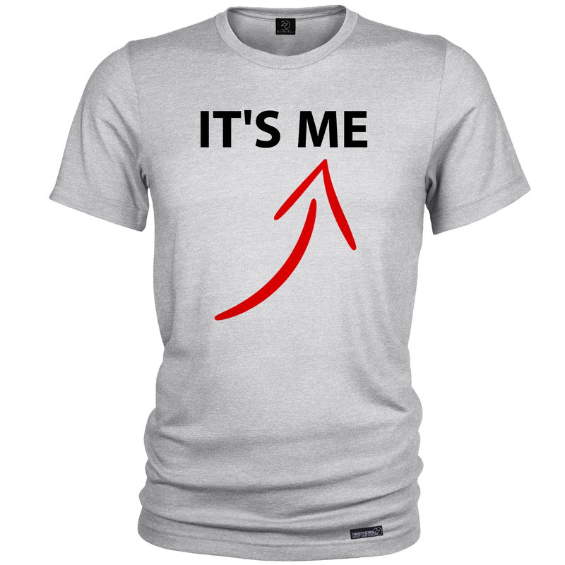 تی شرت آستین کوتاه مردانه 27 مدل Its Me کد MH977