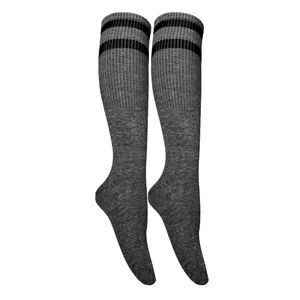 جوراب ساق بلند تن پوش هنگامه مدل زیر زانو کش اسپرت دو خط کد TT022