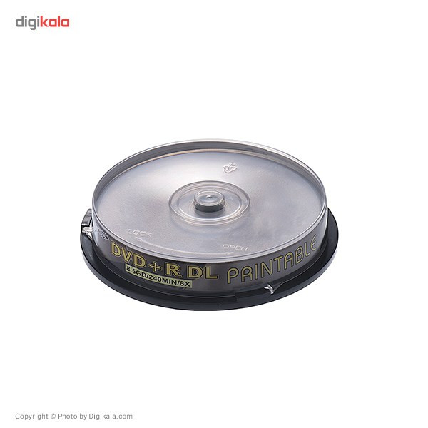 دی‌ وی‌ دی خام دیتالایف مدل DVD+R DL بسته 10 عددی