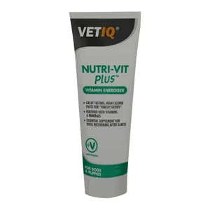 مکمل مولتی ویتامین سگ وت آی کیو مدل nutri-vet plus وزن 70 گرم 