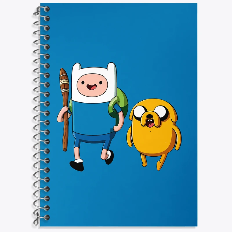 دفتر زبان 50 برگ خندالو مدل دو خط طرح وقت ماجراجویی کد N5750